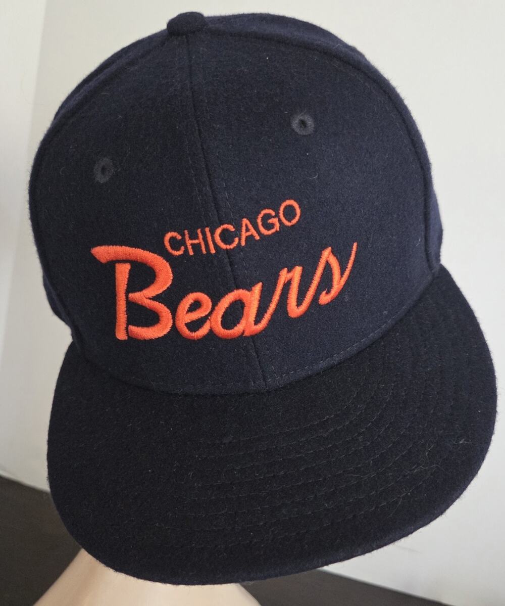 New Era Chicago Bears Griswold Script 9FIFTY Snapback Hat Cap Navy Blue New